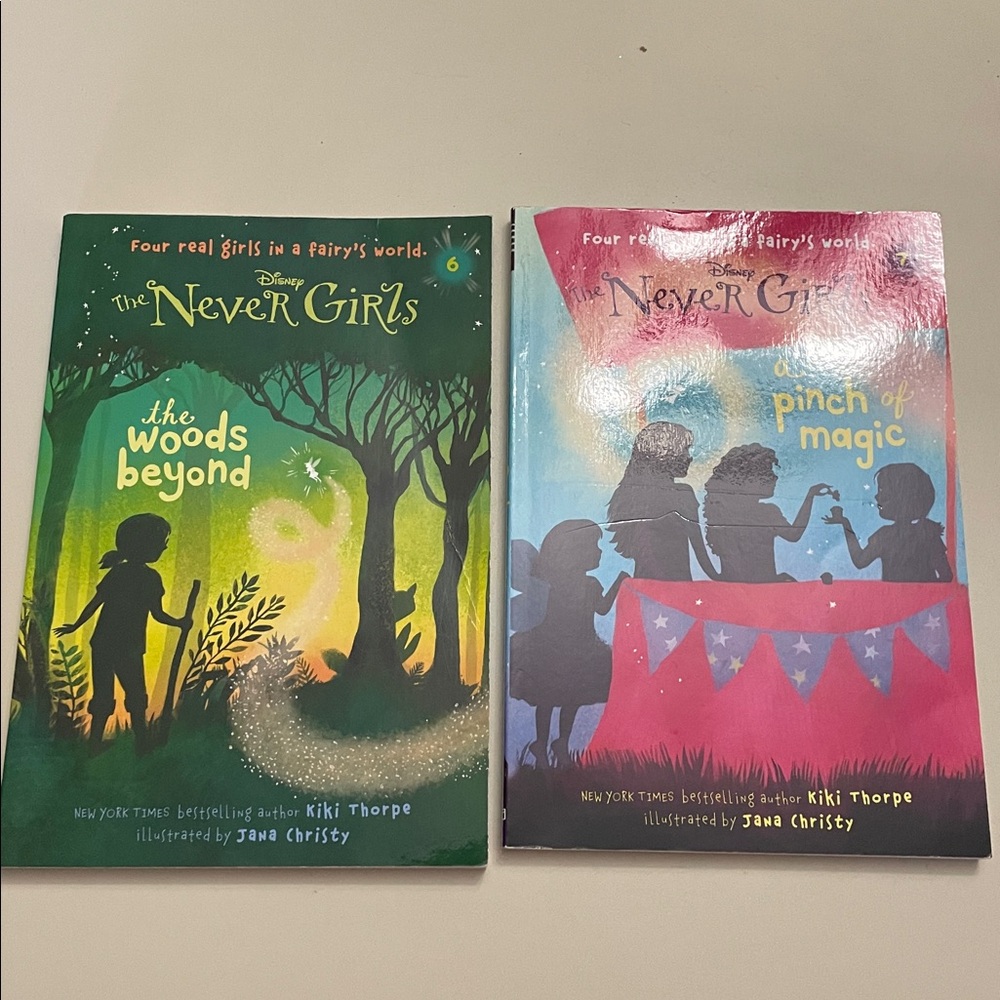 Kiki Thorpe Disney’s “The Never Girls”Novel Collection - Colorful Paperback Set - Picture 5 of 11